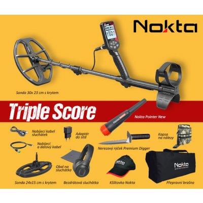 Nokta Makro TRIPLE SCORE PRO PACK – Zboží Dáma