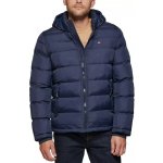 Tommy Hilfiger prošívaná zimní pánská bunda Quilted modrá – Zboží Dáma