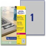 Avery Zweckform L6013-20 stříbrné PET etikety 210 x 297 mm 20 etiket – Hledejceny.cz
