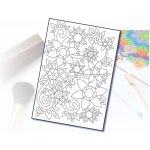 Radost v písku Šablona na pískování mandalkové kytičky A4 210 x 297 mm – Hledejceny.cz