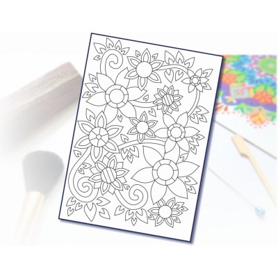 Radost v písku Šablona na pískování mandalkové kytičky A4 210 x 297 mm – Hledejceny.cz