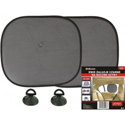 Amio Boční sluneční clony - černé 44x38cm 2ks – Sleviste.cz