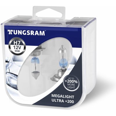 Tungsram Megalight Ultra H7 PX26d 12V 55W 2 ks – Hledejceny.cz