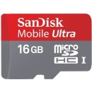 SanDisk Ultra microSDHC 16 GB UHS-I + adapter SDSQUNC-016G-GN6MA