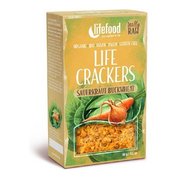 Lifefood Crackers Zelňáky Raw Bio 90 g