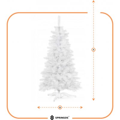 Springos CT0230 BÍLÁ JEDLE 180 CM – Hledejceny.cz