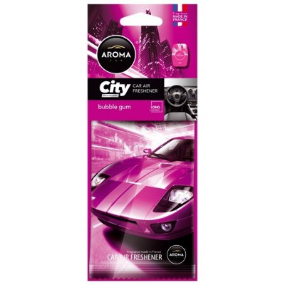 Aroma Car CITY BUBBLE GUM – Zbozi.Blesk.cz