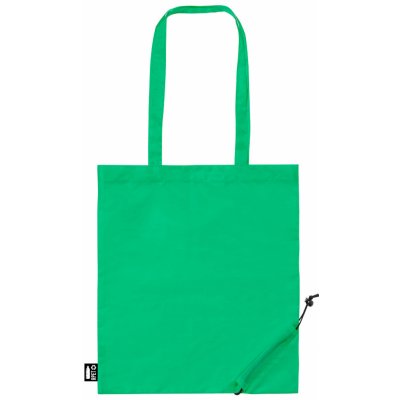 Lulu skládací RPET nákupní taška Zelená