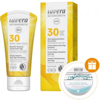 Lavera opalovací krém Sensitiv SPF30 BIO Anti-Age 50 ml