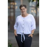 Halenka s knoflíčky Moja bílá – Zboží Dáma