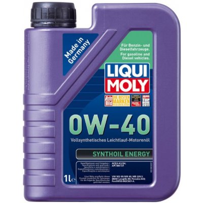 Liqui Moly 1360 Synthoil Energy 0W-40 1 l – Zboží Mobilmania