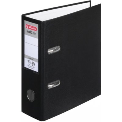 Herlitz pákový pořadač A5 8 cm na černý – Zboží Živě