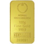 Münze Österreich zlatý slitek 100 g – Zboží Mobilmania