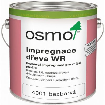 Osmo 4001 Impregnace dřeva WR 2,5 l bezbarvá – Zbozi.Blesk.cz