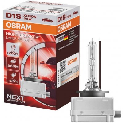 Osram Xenonová výbojka D1S Osram Night Breaker Laser 4500K + 200% - 66140XNL (1 ks) | Zboží Auto