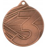 Designová kovová medaile Stupně vítězů Bronz 5 cm – Zboží Dáma