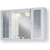Koupelnový nábytek Jokey OSLO 90 SP Zrcadlová skříňka (galerka) - bílá