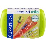 Curaprox Travel set zelený 2 ks zubních kartáčků + zubní pasta 10 ml dárková sada – Hledejceny.cz