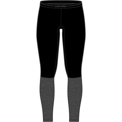 Icebreaker M ZoneKnit 260 leggings BLACK/JET HTHR/CB – Zboží Dáma