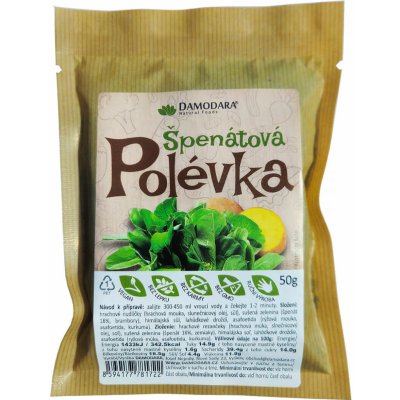 Damodara Instantní polévka špenátová 50 g – Zboží Dáma
