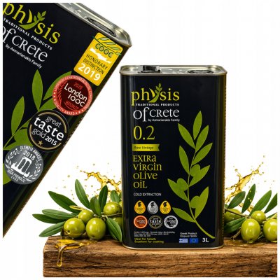 Sitia PREMIUM GOLD olivový olej Extra panenský 3 l – Zboží Dáma