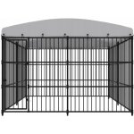 vidaXL Venkovní psí kotec se střechou 300 x 300 x 210 cm – Zboží Dáma