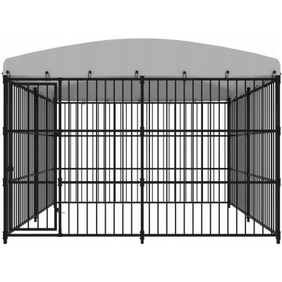 vidaXL Venkovní psí kotec se střechou 300 x 300 x 210 cm – Zboží Dáma