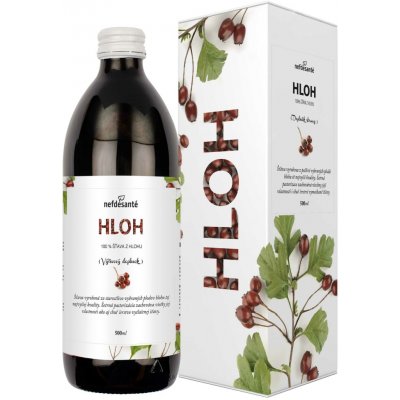 Nefdesanté HLOH 100% šťáva z hlohu s přídavkem vitamínu C 0,5 l – Hledejceny.cz