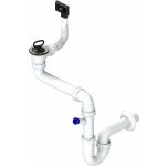 Sinks Sifon 1 ½" pro nerez. dřezy s úsporou místa SPNS1S – Sleviste.cz