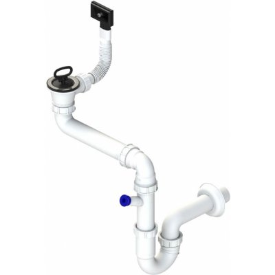 Sinks Sifon 1 ½" pro nerez. dřezy s úsporou místa SPNS1S – Sleviste.cz