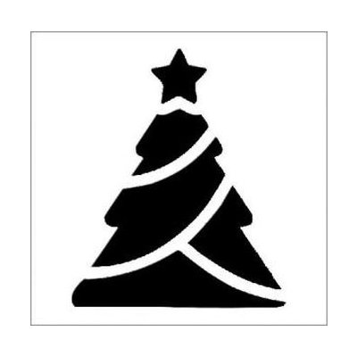 Artemisss Vánoční strom plastová šablona v10 D 29x29cm – Zboží Dáma