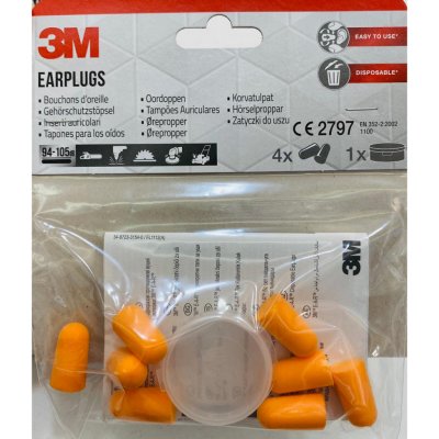 3M Chrániče sluchu zátkové s úložným boxem 8 ks – Zboží Mobilmania