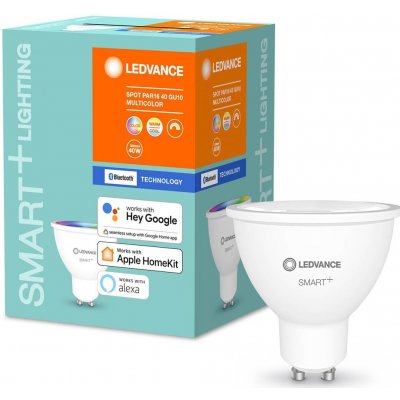 Ledvance Chytrá LED žárovka SMART+ BT, GU10, PAR16, 5W, 350lm, 2700-6500K, teplá-studená bílá, RGB SMART+ BLUETOOTH – Zbozi.Blesk.cz