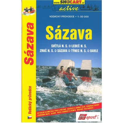 Sázava vodácký průvodce 1:50 000 SC – Hledejceny.cz