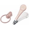 Kleštičky na nehty Beaba Baby Nail Clippers Old Pink