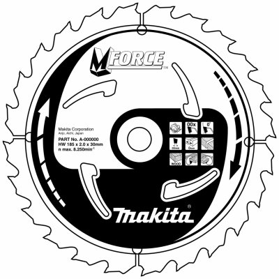 Makita pilový kotouč 235x30 24 Z B-08090 – Zboží Mobilmania