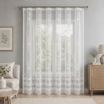 Dekorační žakárová záclona s řasící páskou DEBORA 250 bílá 200x250 cm MyBestHome – Hledejceny.cz