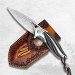 Dellinger Cloverleaf VG-10 Damascus – Zboží Mobilmania