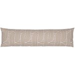Livarno home na spaní na boku vzorovaná šedohnědá / bílá 40 x 145 cm – Zboží Dáma
