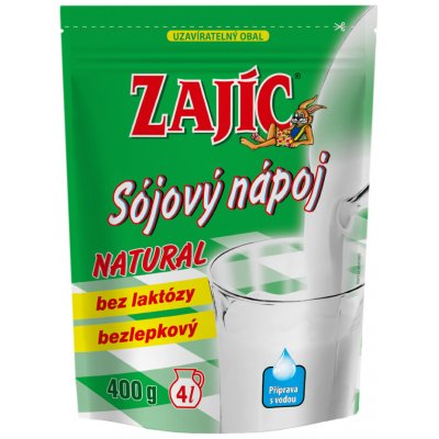 Sójový nápoj Zajíc natural sáček 400 g – Sleviste.cz
