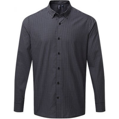 Premier Workwear pánská košile s dlouhým rukávem PR252 steel