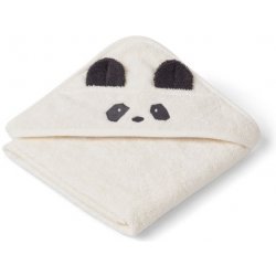 Liewood Kojenecká osuška s kapucí Panda Creme de la Creme