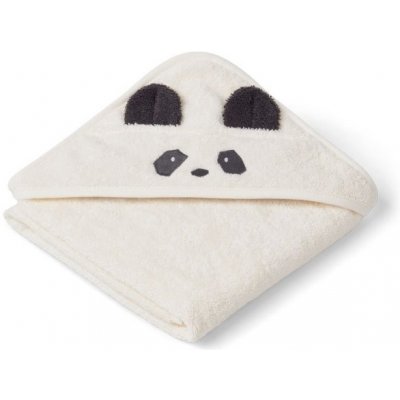 Liewood Kojenecká osuška s kapucí Panda Creme de la Creme – Zboží Mobilmania