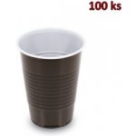 WIMEX Kelímek hnědý 0,18 l PP průměr 70 mm – Sleviste.cz