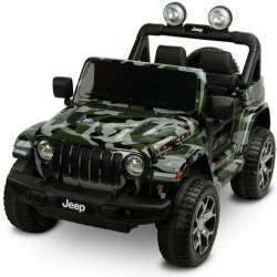 Toyz Terénní elektrické auto JEEP RUBICON CAMO maskáčová