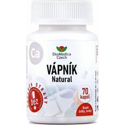EkoMedica Czech Vápník Natural 70 kapslí – Hledejceny.cz