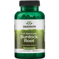 Swanson Burdock Root 100 kapslí 460 mg