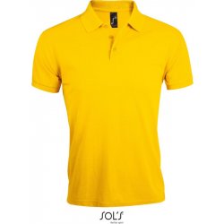 SOL's Collection polokošile Prime Men krátký rukáv pánská COT-25057121001 Zlatá