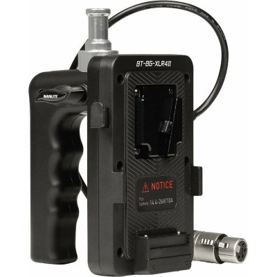 Nanlite V-Mount Battery Grip with 4-Pin XLR Connector – Zboží Živě
