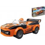 Edukie auto závodní oranžové na zpětný chod 119 ks – Hledejceny.cz